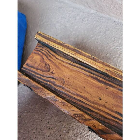 Vintage wooden storage box - Picture 3 of 4